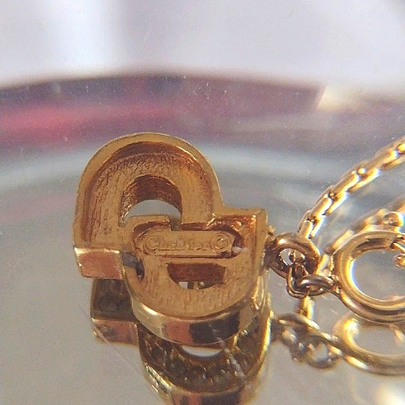 Christian Dior Petit CD Signature 💖 CD Logo Cryst - Picture 5 of 10